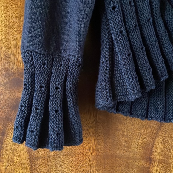 Valerie Stevens Size XL/XG color black single clasp V-neck cardigan - Picture 8 of 9